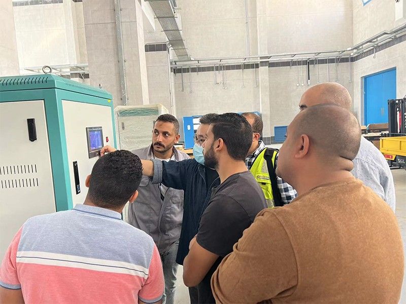 埃及調(diào)試現(xiàn)場